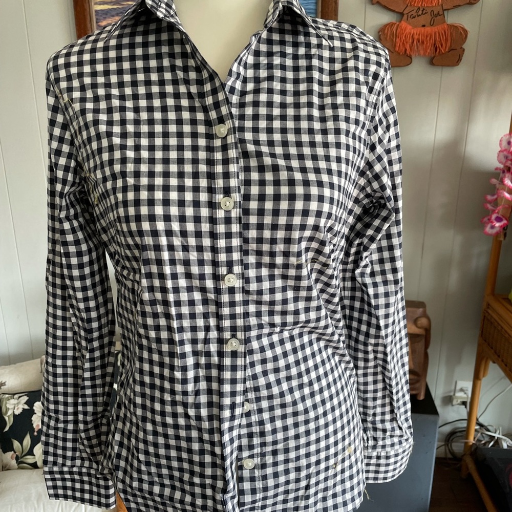 Banana Republic Gingham Blouse